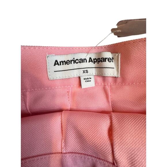 American Apparel Pink Pleated Mini Skirt Women’s XS Tennis Style New With Tags - Picture 4 of 10